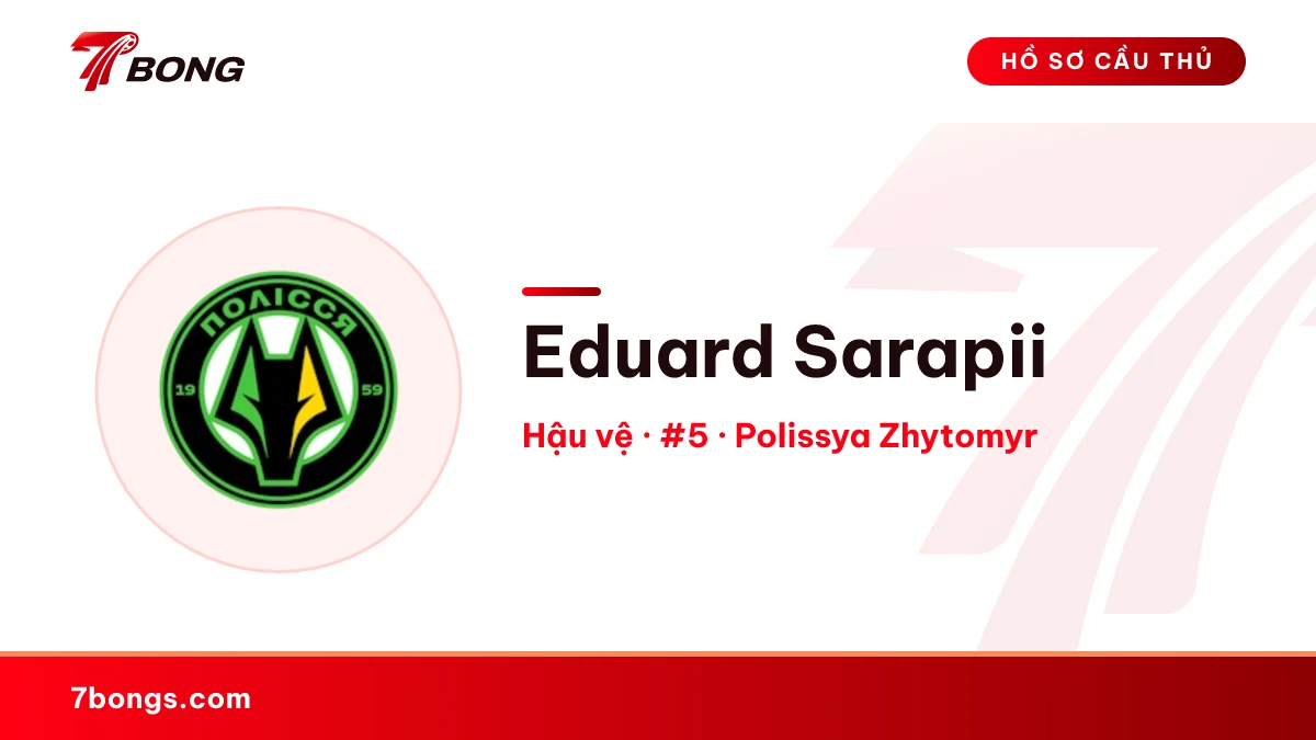 Eduard Sarapii — Polissya Zhytomyr