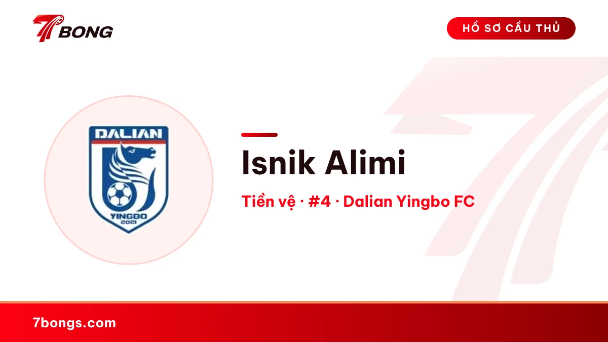 Isnik Alimi — Dalian Yingbo FC