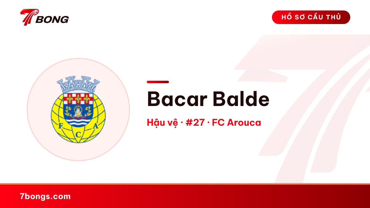 Bacar Balde — FC Arouca