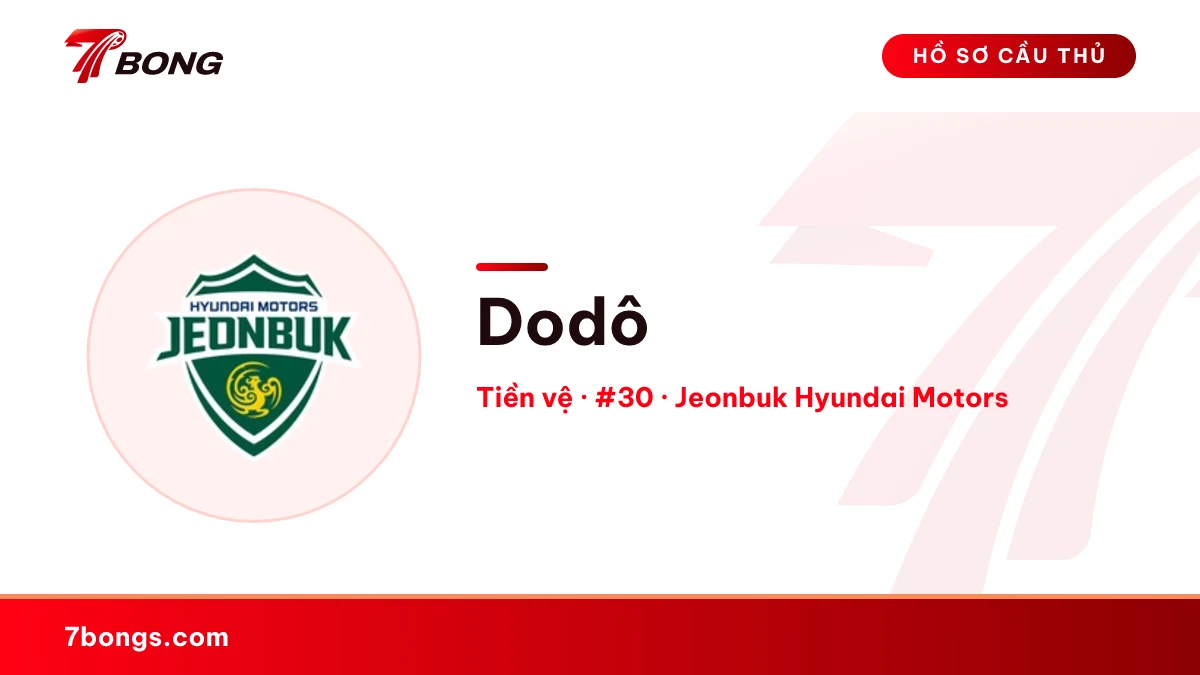 Dodô — Jeonbuk Hyundai Motors