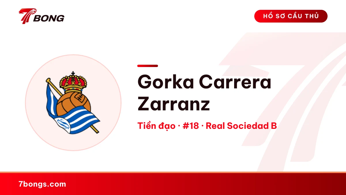 Gorka Carrera Zarranz — Real Sociedad B