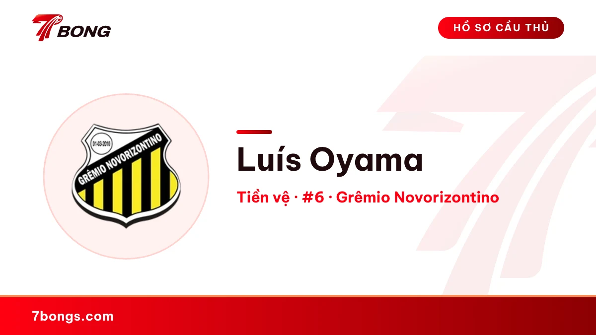 Luís Oyama — Grêmio Novorizontino