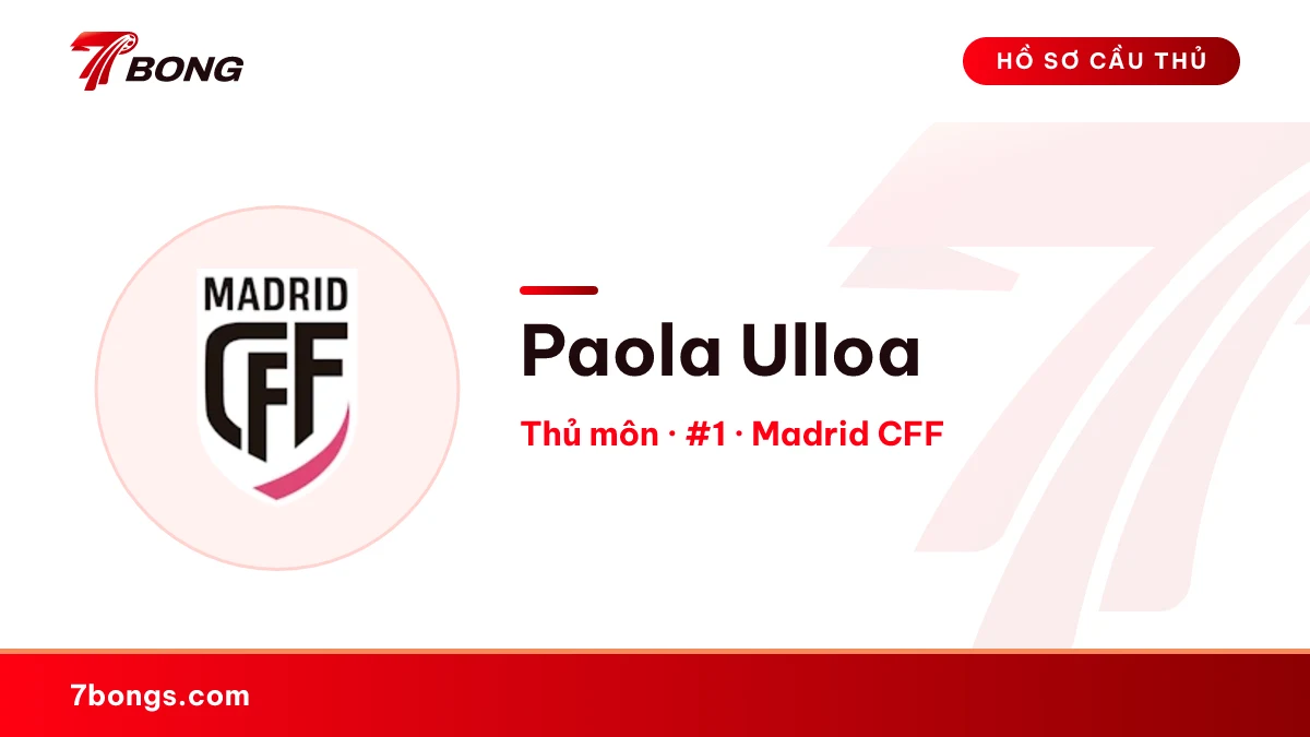 Paola Ulloa — Madrid CFF