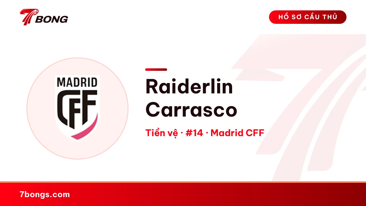 Raiderlin Carrasco — Madrid CFF