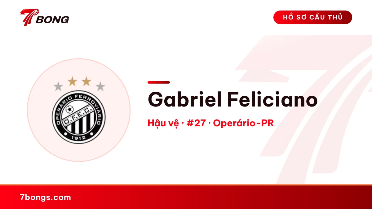 Gabriel Feliciano — Operário-PR