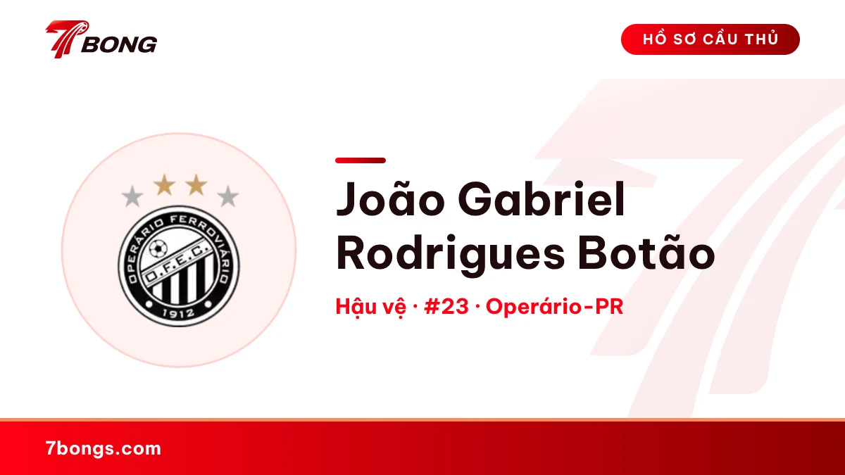 João Gabriel Rodrigues Botão — Operário-PR