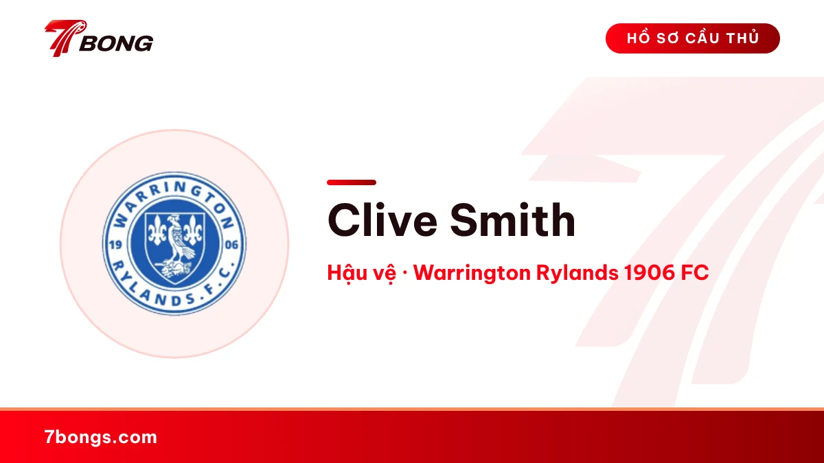 Clive Smith — Warrington Rylands 1906 FC