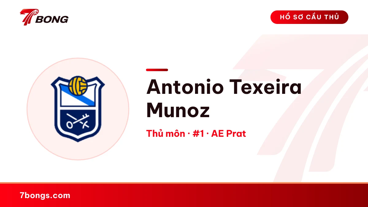 Antonio Texeira Munoz — AE Prat