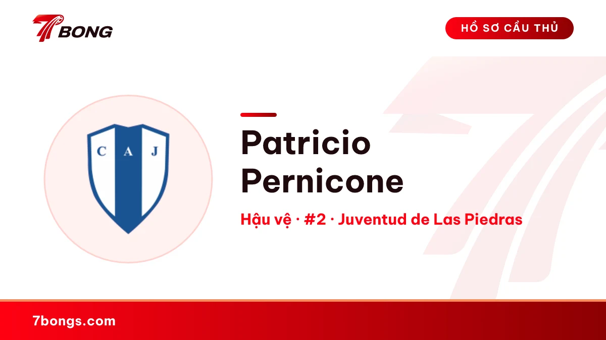 Patricio Pernicone — Juventud de Las Piedras