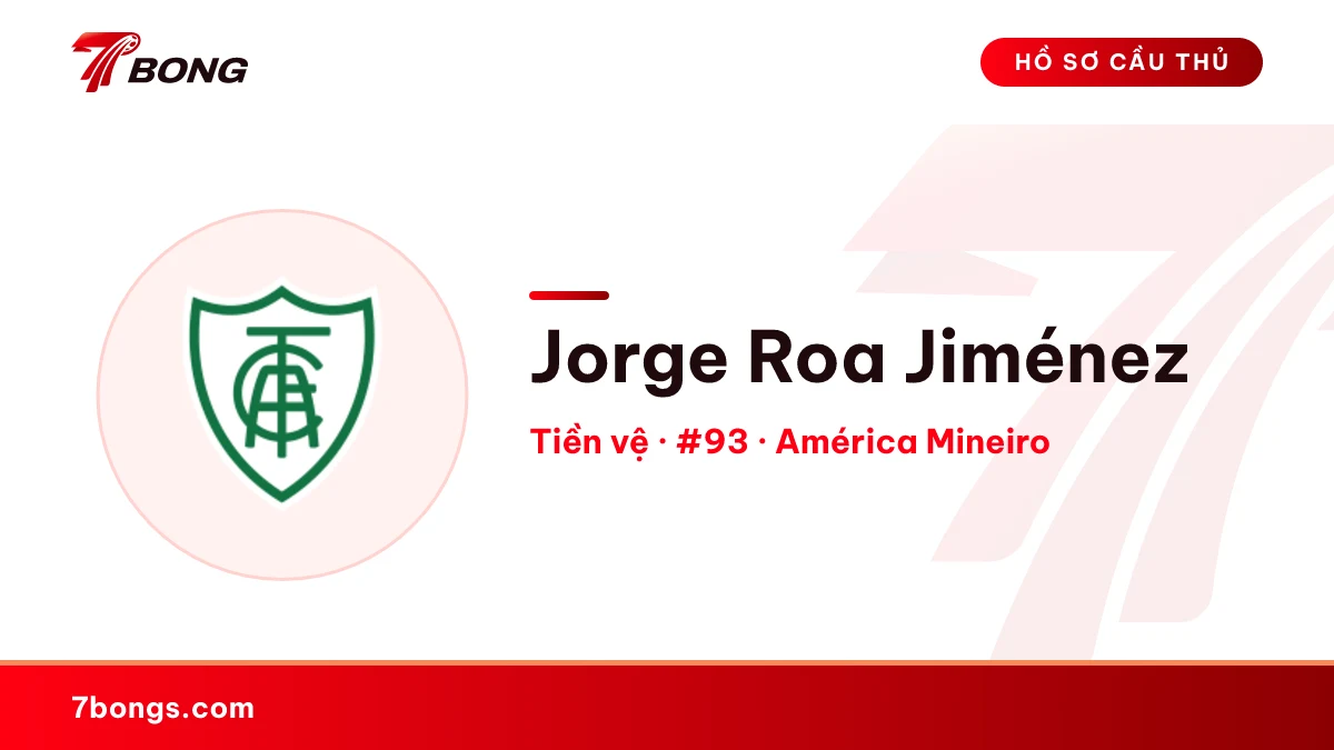 Jorge Roa Jiménez — América Mineiro