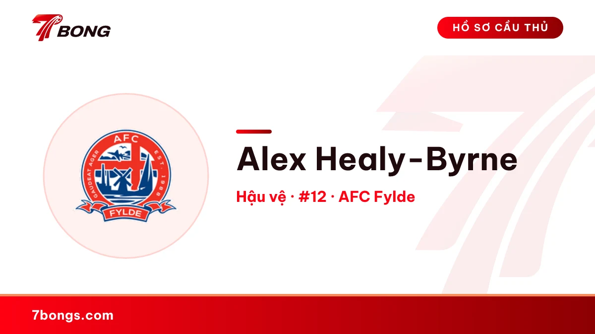 Alex Healy-Byrne — AFC Fylde