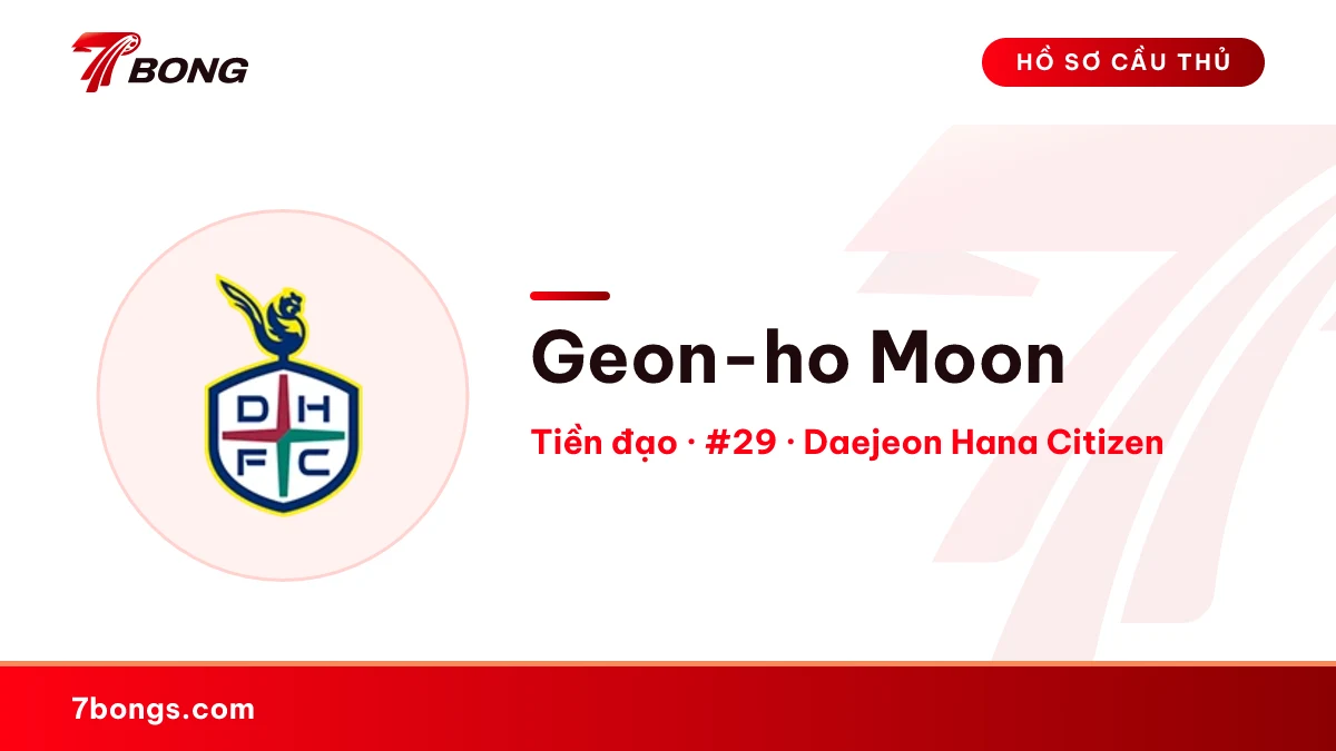 Geon-ho Moon — Daejeon Hana Citizen