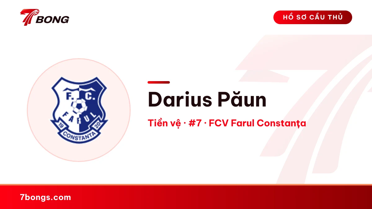 Darius Păun — FCV Farul Constanța