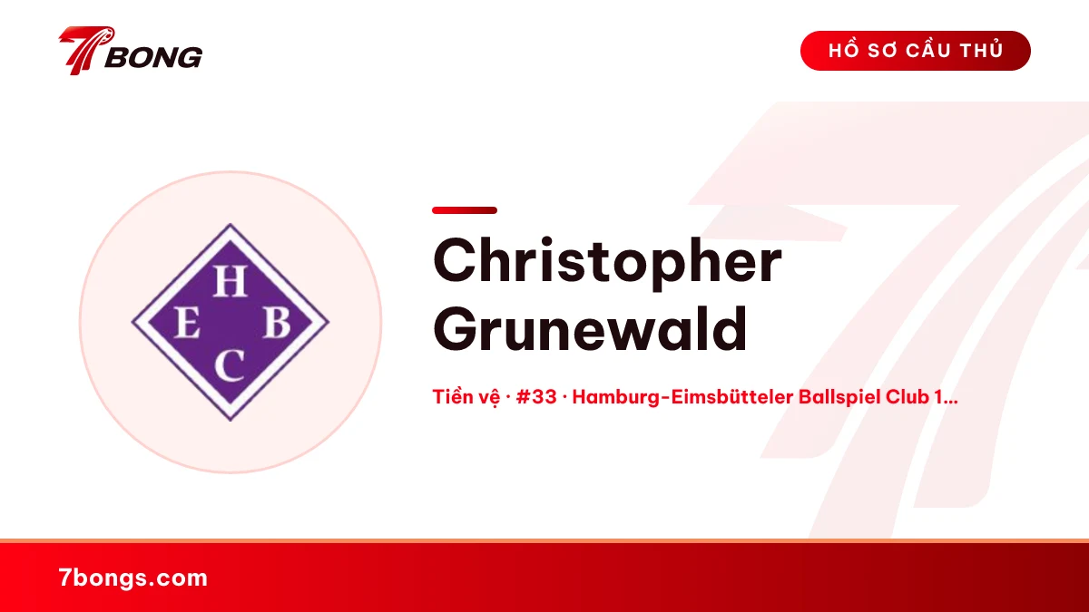 Christopher Grunewald — Hamburg-Eimsbütteler Ballspiel Club 1911
