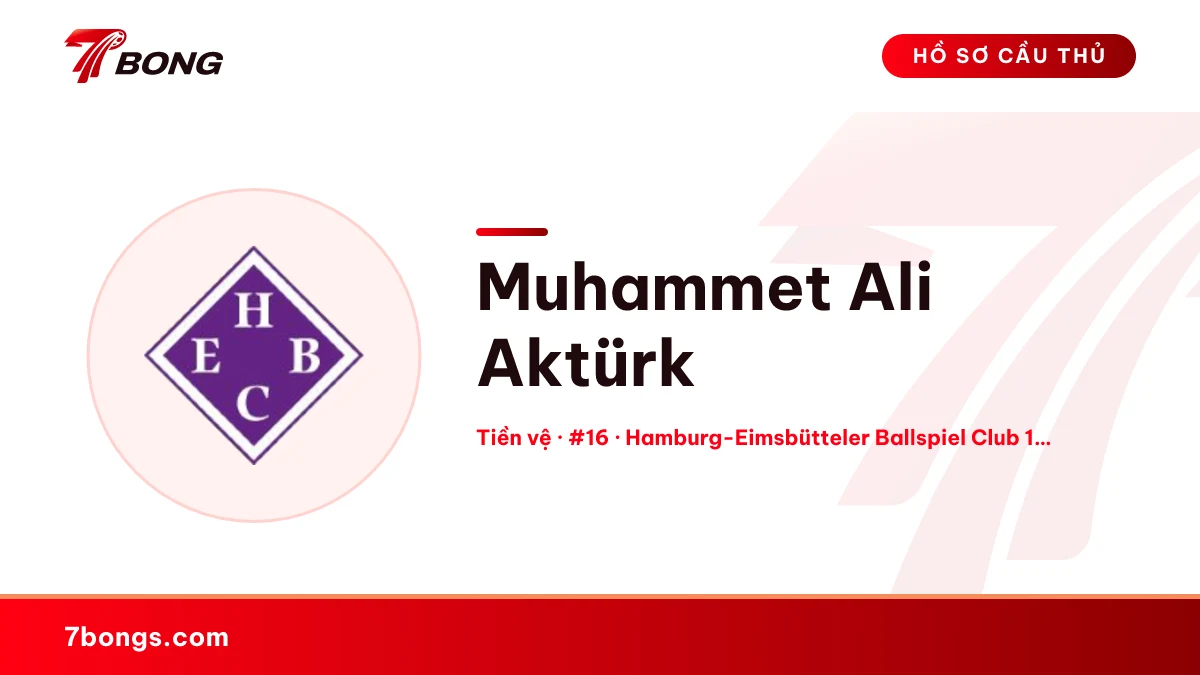 Muhammet Ali Aktürk — Hamburg-Eimsbütteler Ballspiel Club 1911