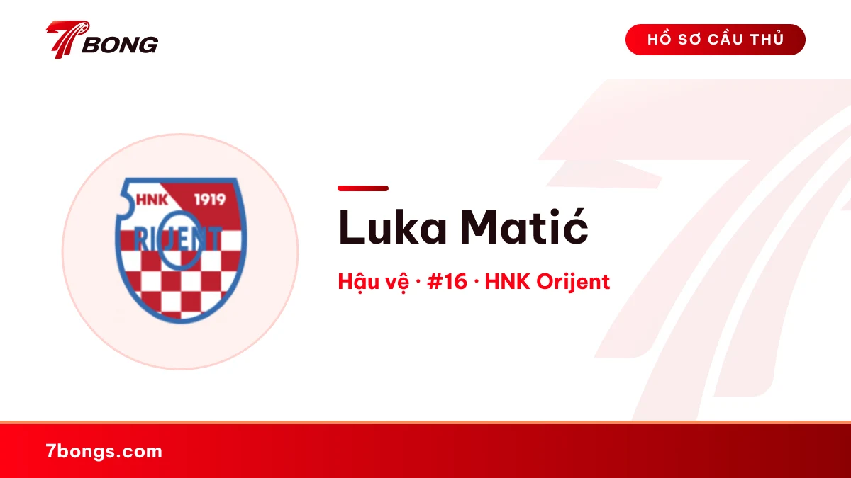 Luka Matić — HNK Orijent