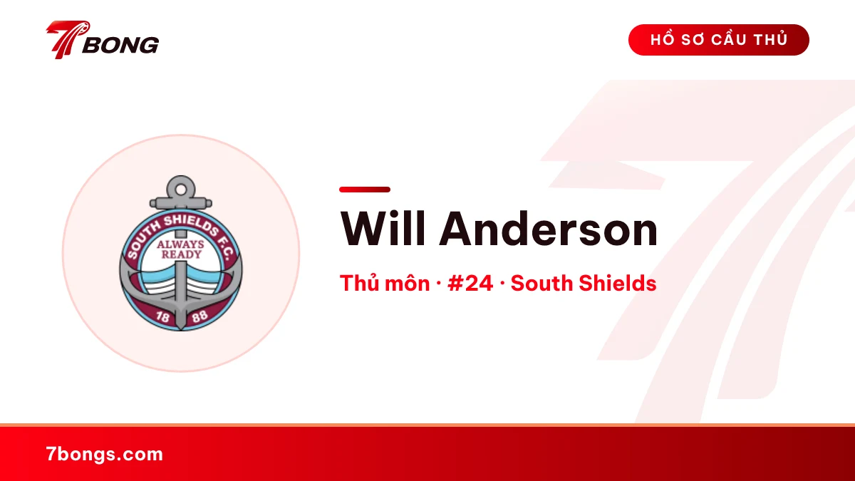 Will Anderson — South Shields