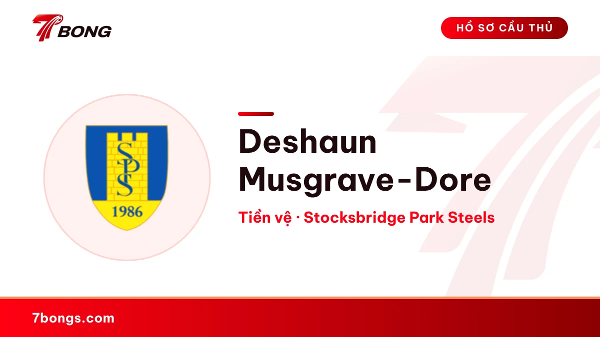 Deshaun Musgrave-Dore — Stocksbridge Park Steels