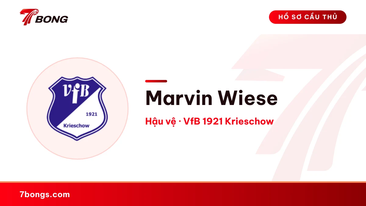 Marvin Wiese — VfB 1921 Krieschow