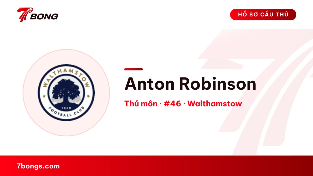Anton Robinson — Walthamstow