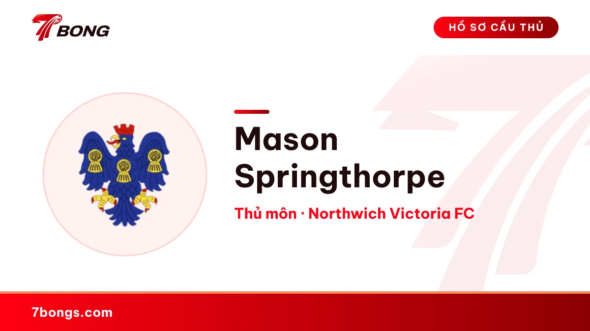 Mason Springthorpe — Northwich Victoria FC