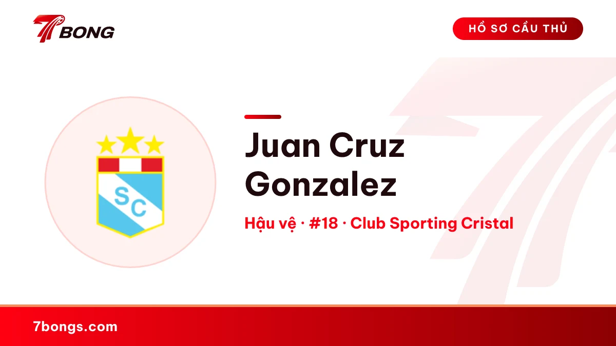 Juan Cruz Gonzalez — Club Sporting Cristal
