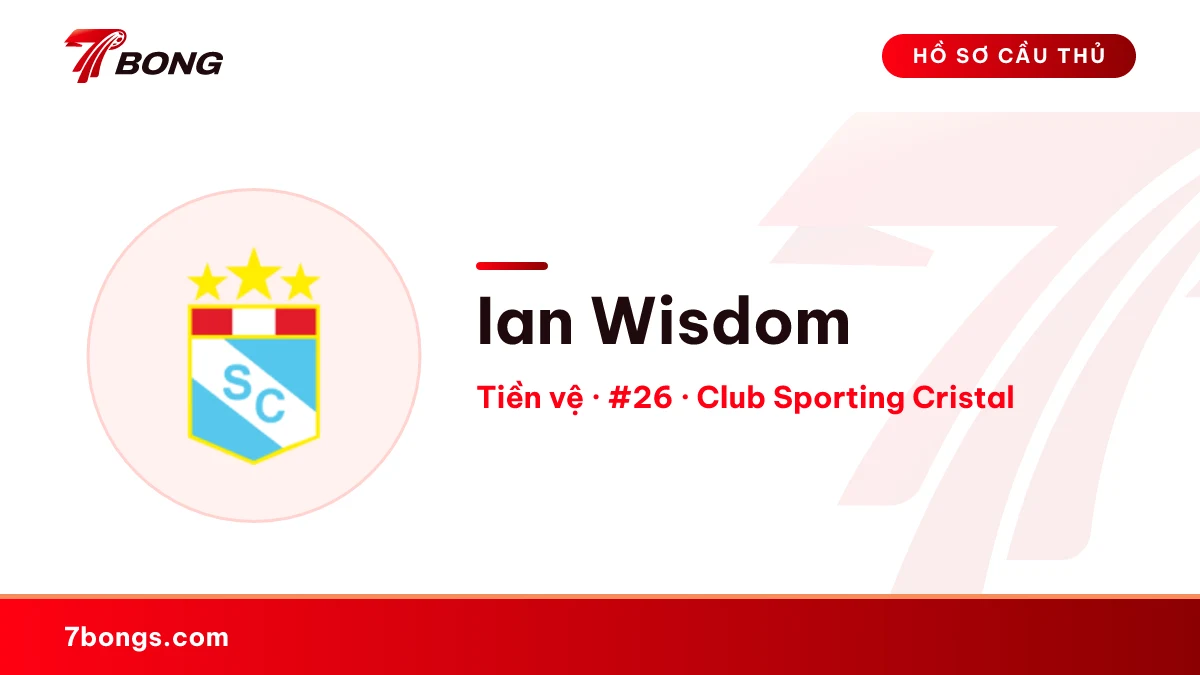 Ian Wisdom — Club Sporting Cristal