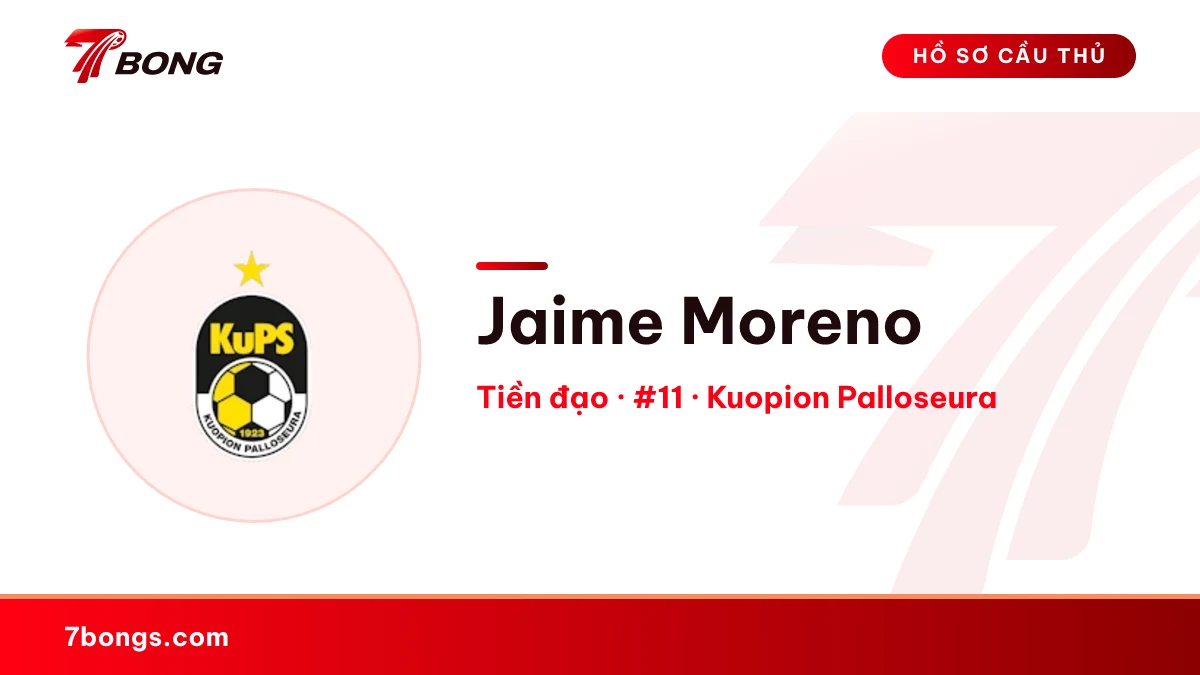 Jaime Moreno — Kuopion Palloseura