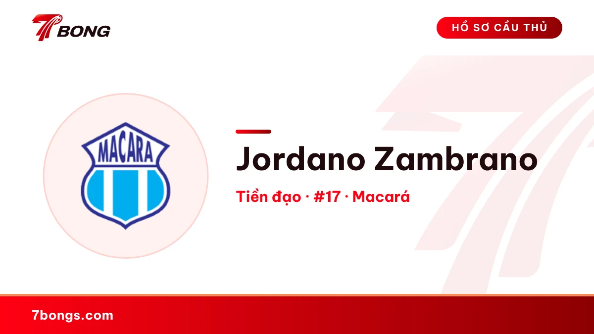 Jordano Zambrano — Macará
