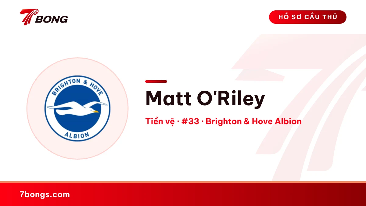 Matt O'Riley — Brighton & Hove Albion