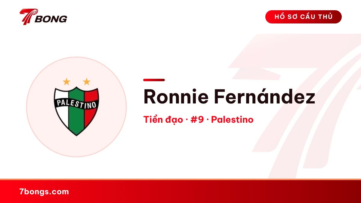 Ronnie Fernández — Palestino