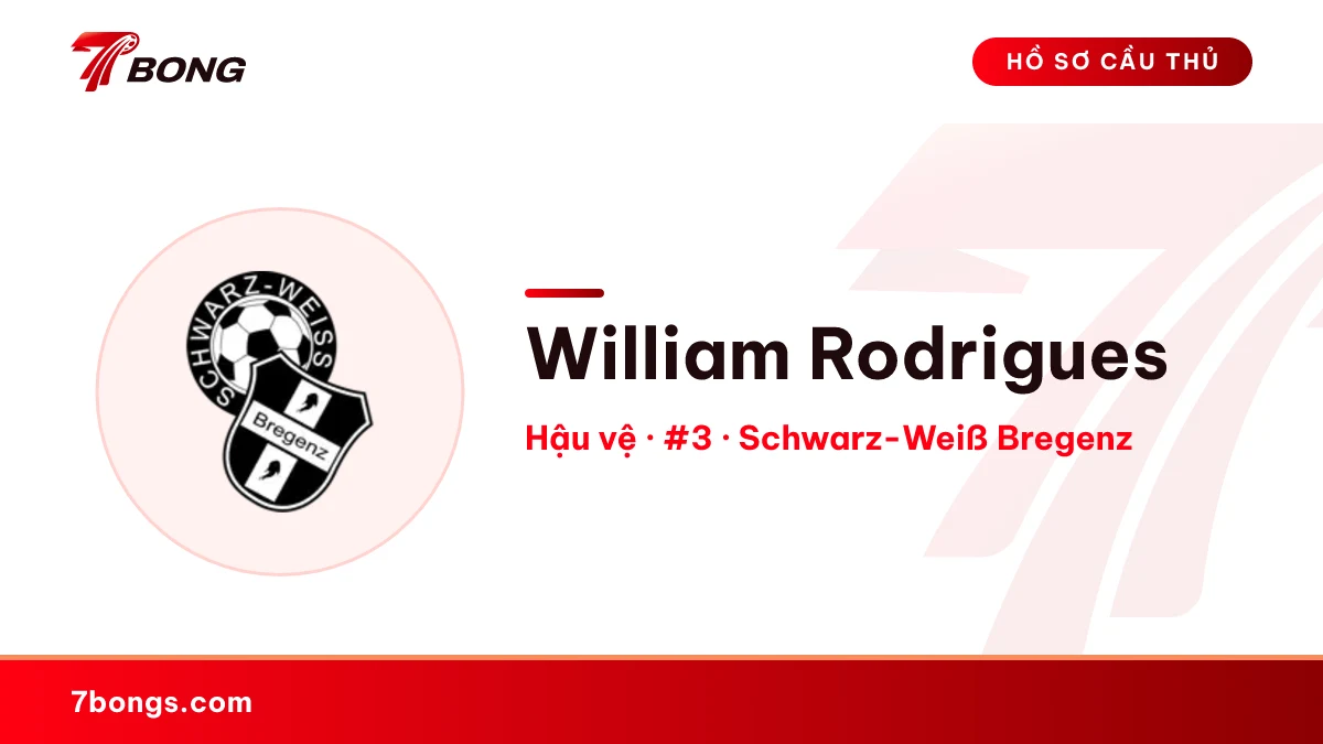William Rodrigues — Schwarz-Weiß Bregenz