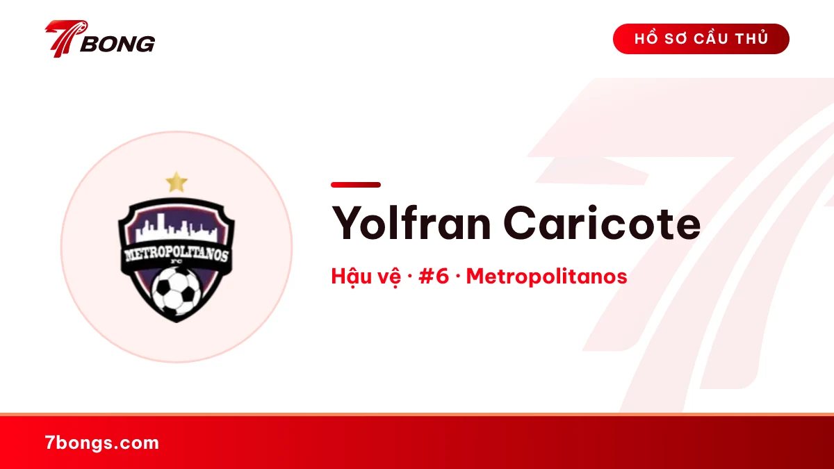 Yolfran Caricote — Metropolitanos