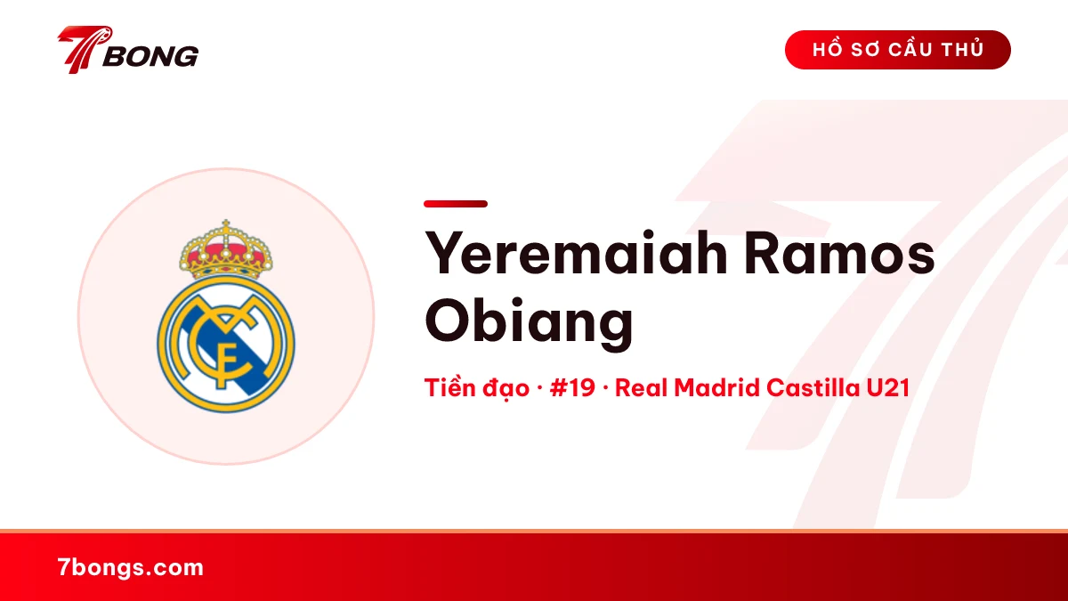 Yeremaiah Ramos Obiang — Real Madrid Castilla U21