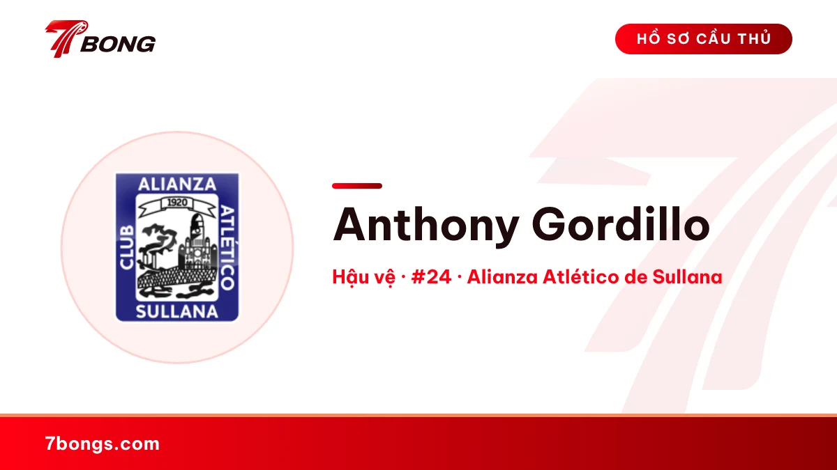 Anthony Gordillo — Alianza Atlético de Sullana