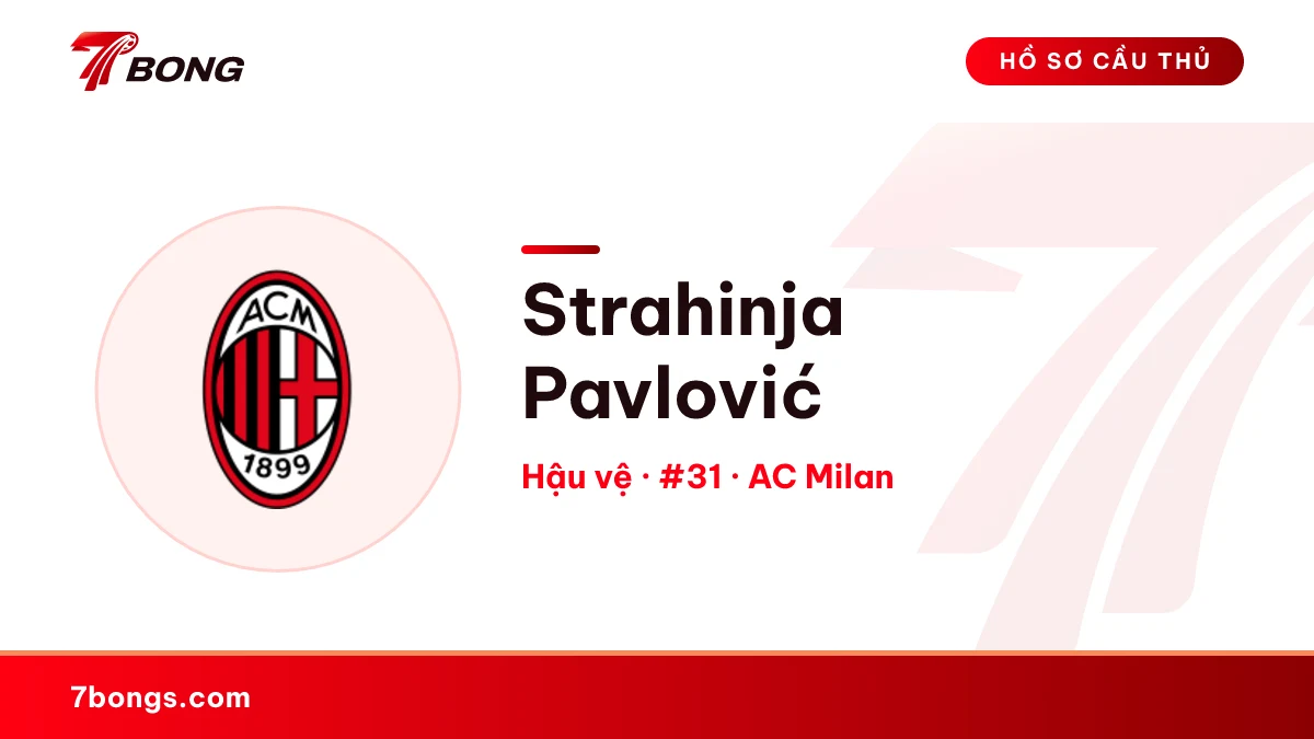 Strahinja Pavlović — AC Milan