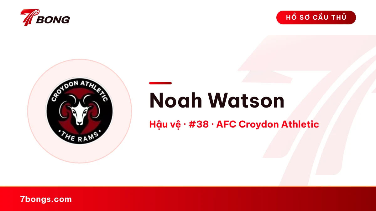 Noah Watson — AFC Croydon Athletic