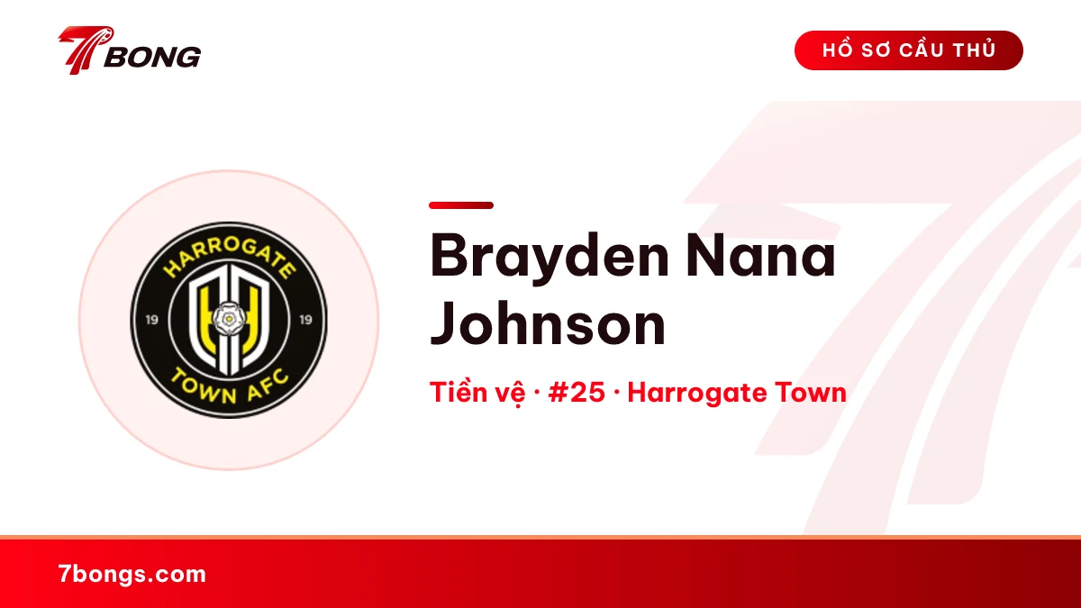 Brayden Nana Johnson — Harrogate Town