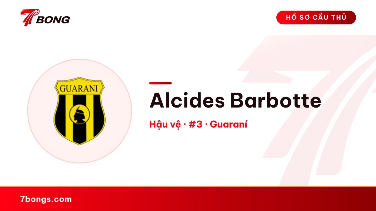 Alcides Barbotte — Guaraní