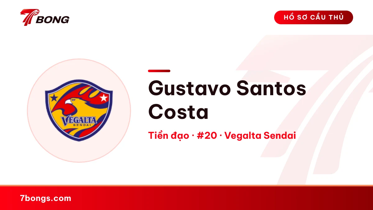 Gustavo Santos Costa — Vegalta Sendai