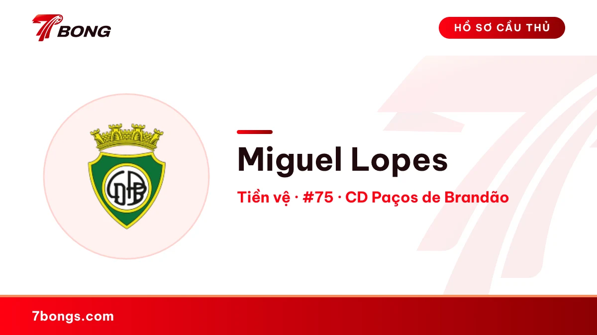 Miguel Lopes — CD Paços de Brandão
