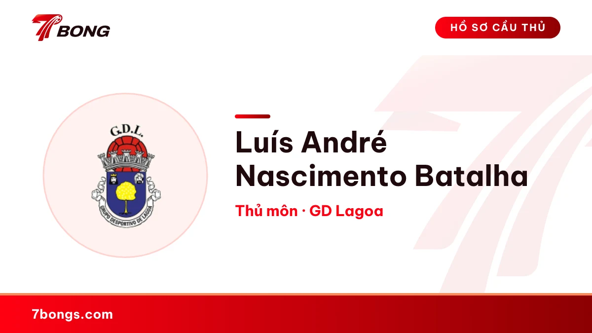 Luís André Nascimento Batalha — GD Lagoa