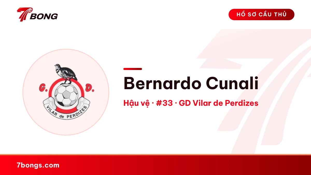 Bernardo Cunali — GD Vilar de Perdizes