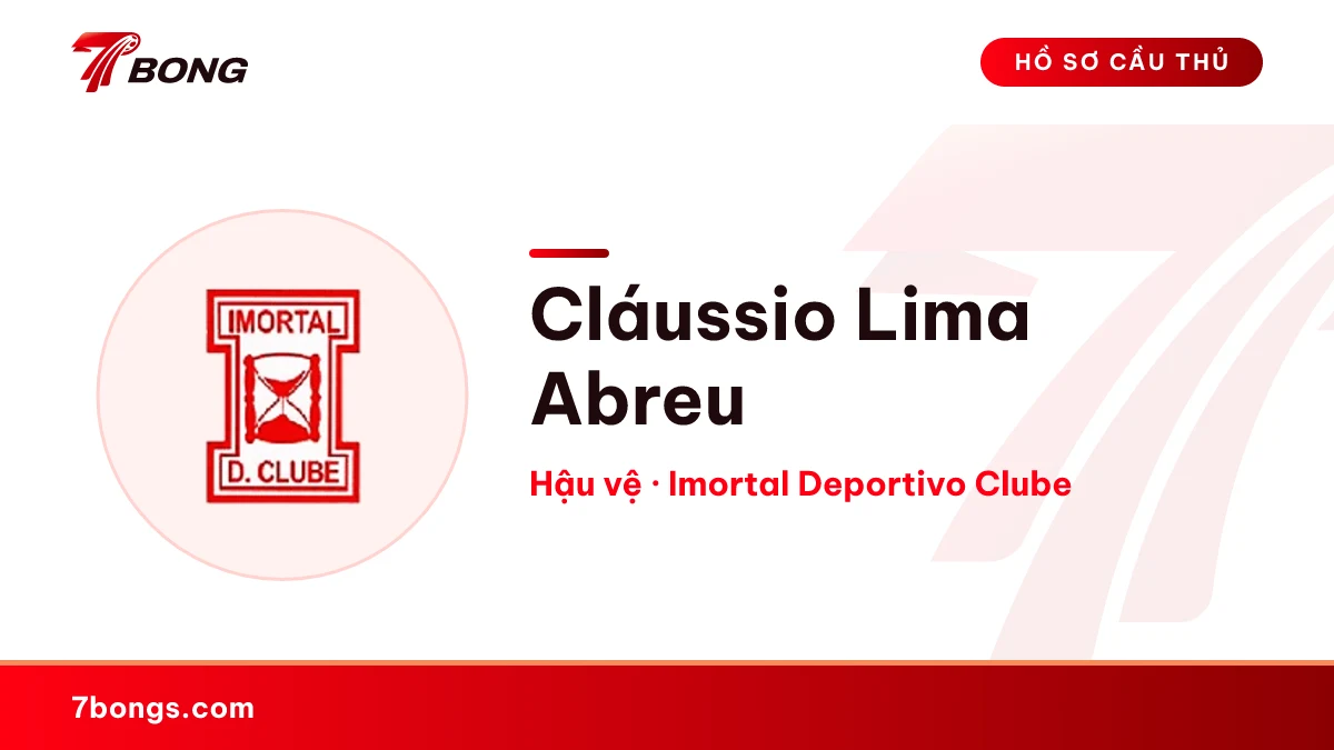 Cláussio Lima Abreu — Imortal Deportivo Clube