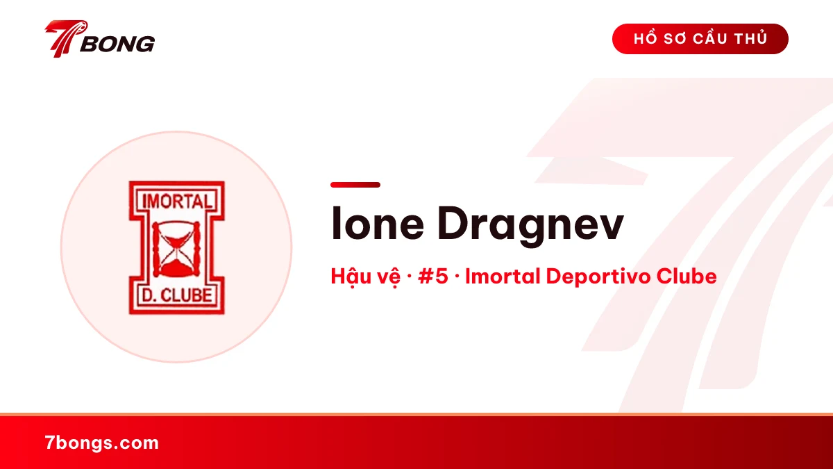 Ione Dragnev — Imortal Deportivo Clube