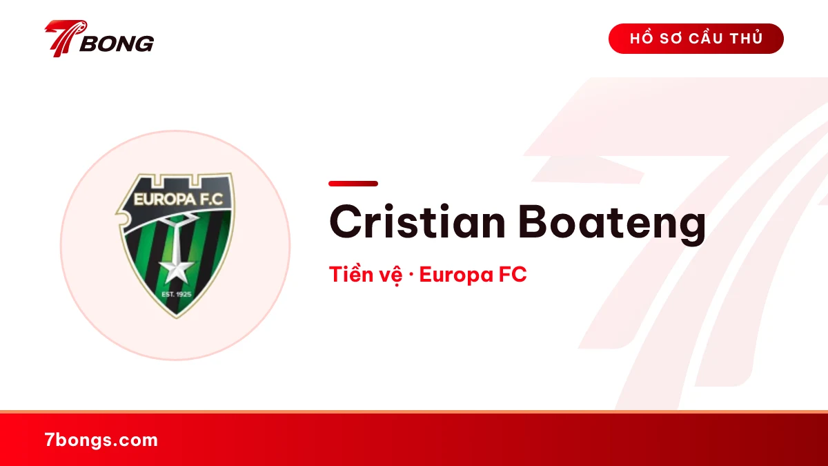 Cristian Boateng — Europa FC