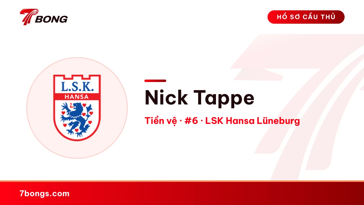 Nick Tappe — LSK Hansa Lüneburg