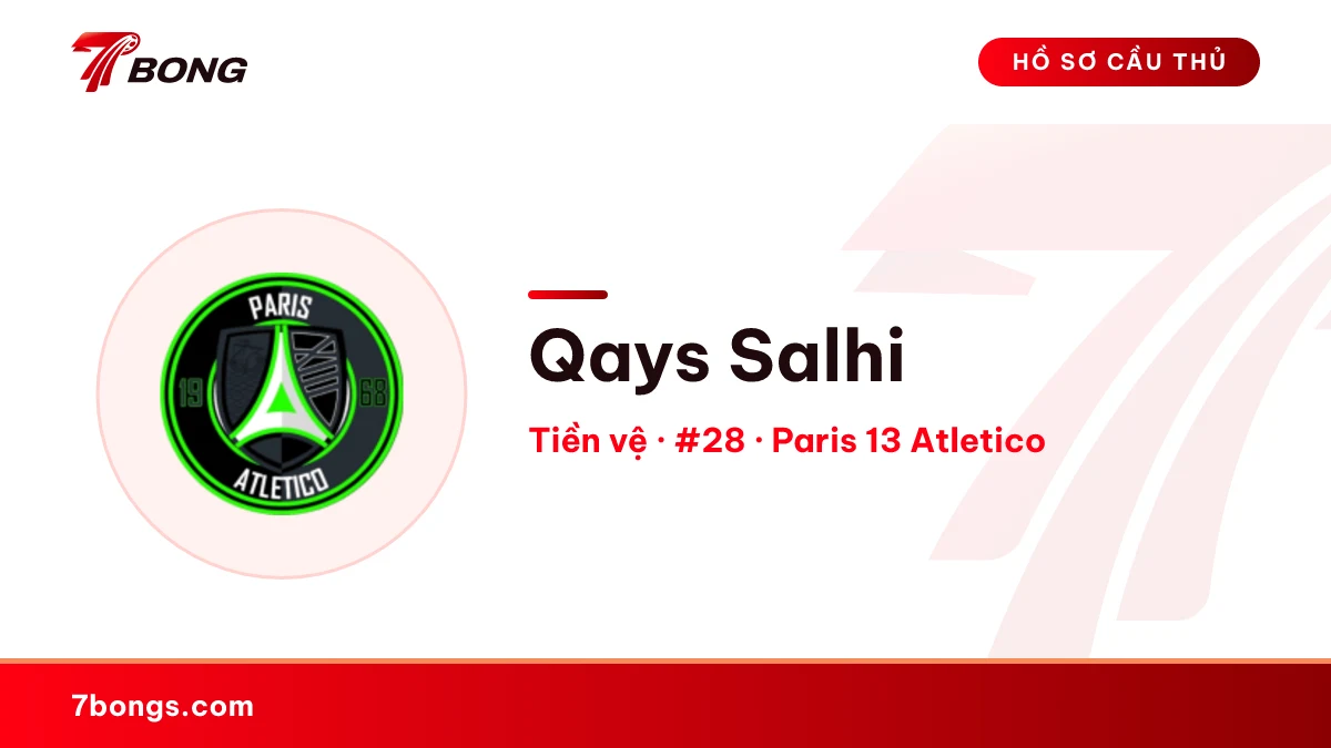 Qays Salhi — Paris 13 Atletico