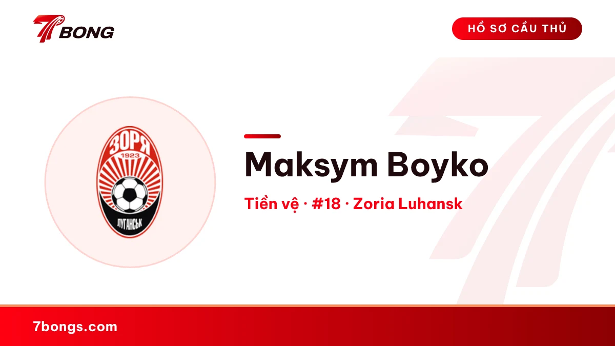 Maksym Boyko — Zoria Luhansk