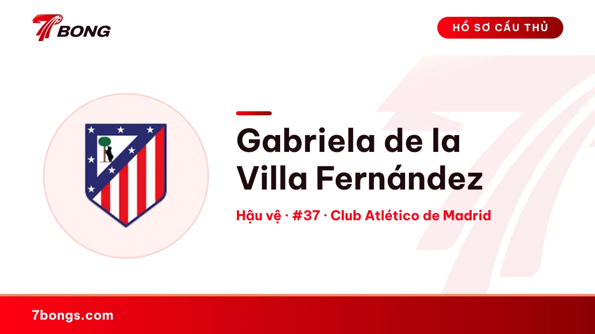 Gabriela de la Villa Fernández — Club Atlético de Madrid